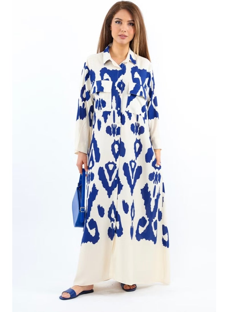 Ritnice Printed Maxi Dress - Image 2